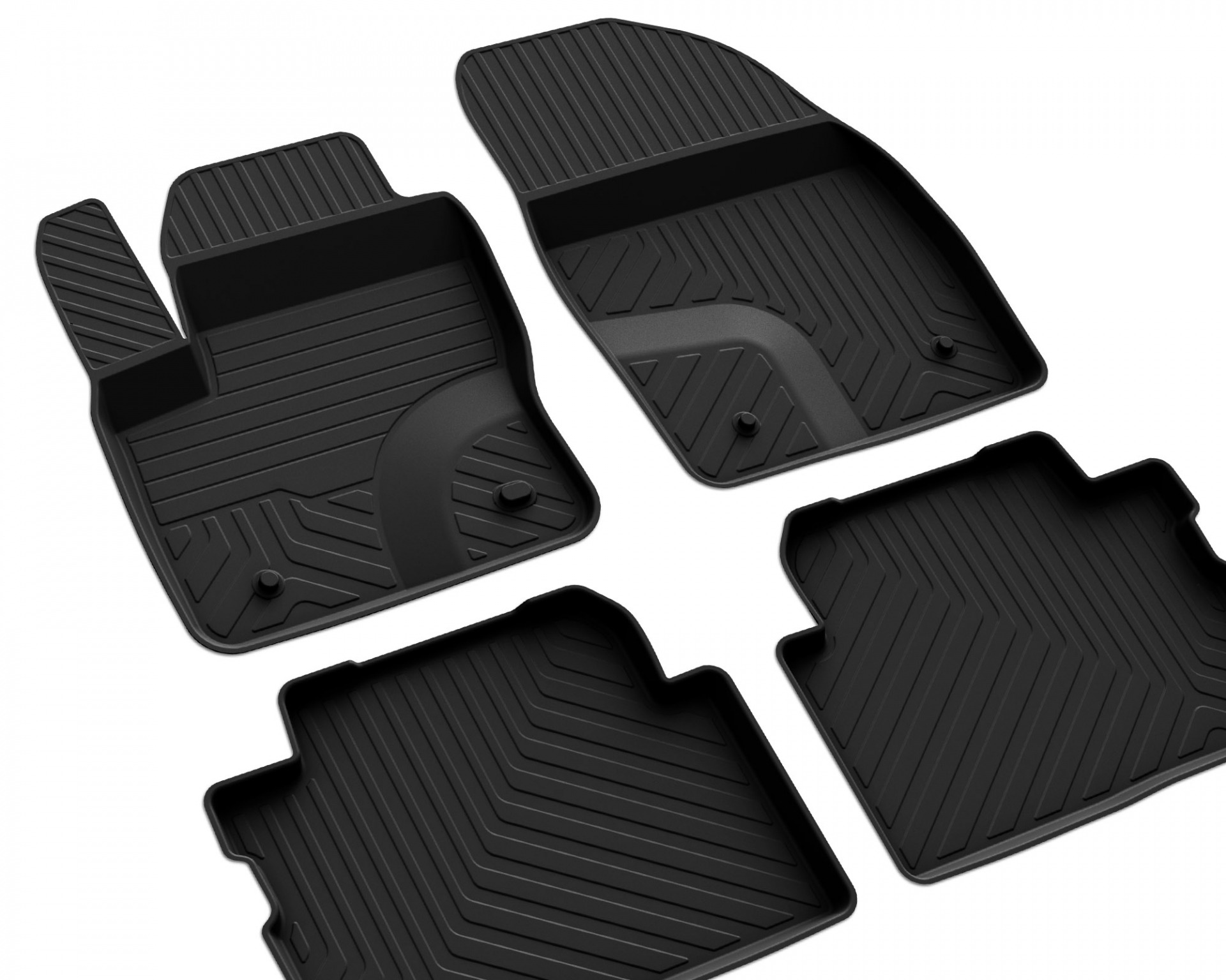 Ford Kuga 2 2013-2019 Uyumlu Araç İçi 4D Havuzlu Paspas - Görsel 2