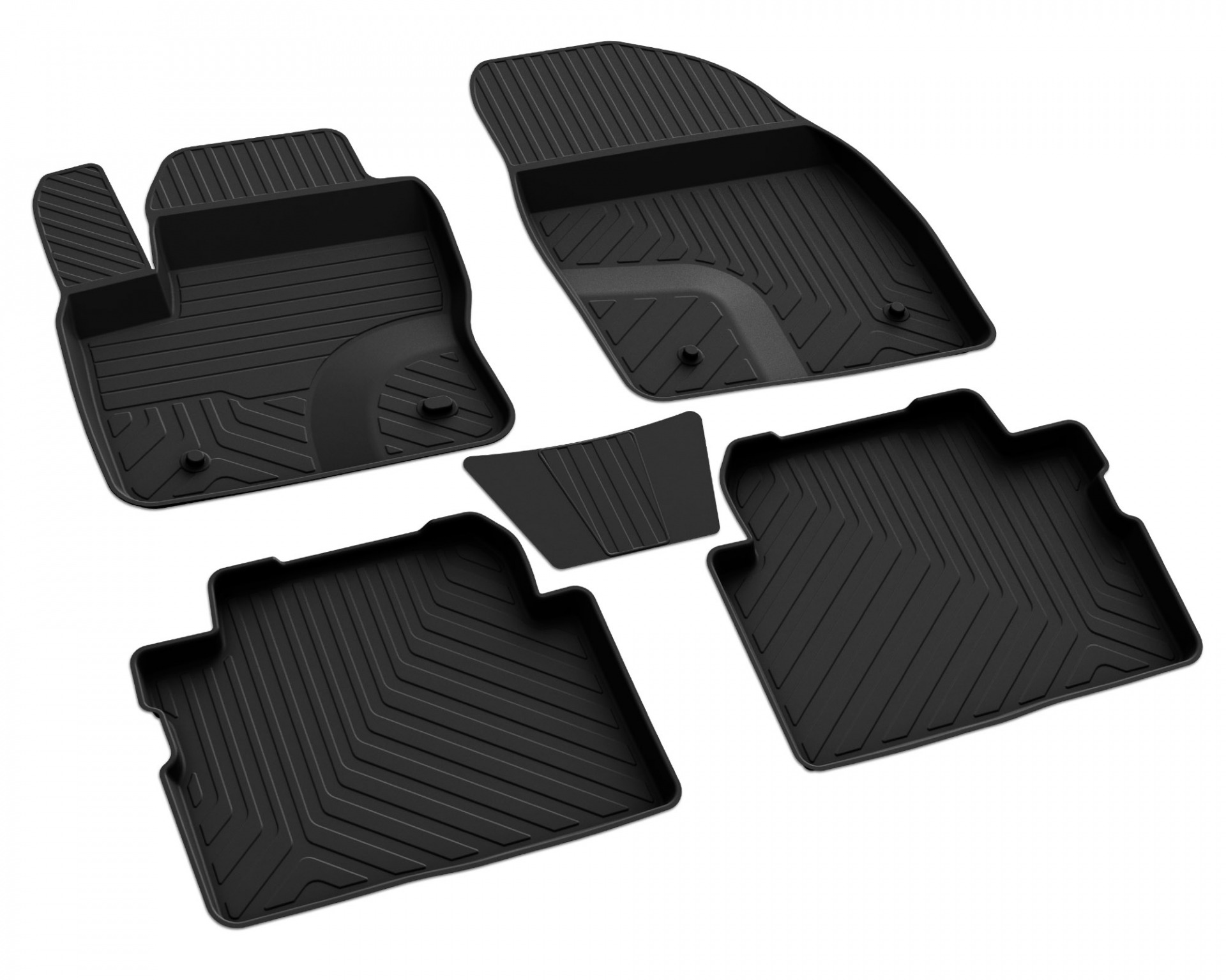 Ford Kuga 2 2013-2019 Uyumlu Araç İçi 4D Havuzlu Paspas - Görsel 5