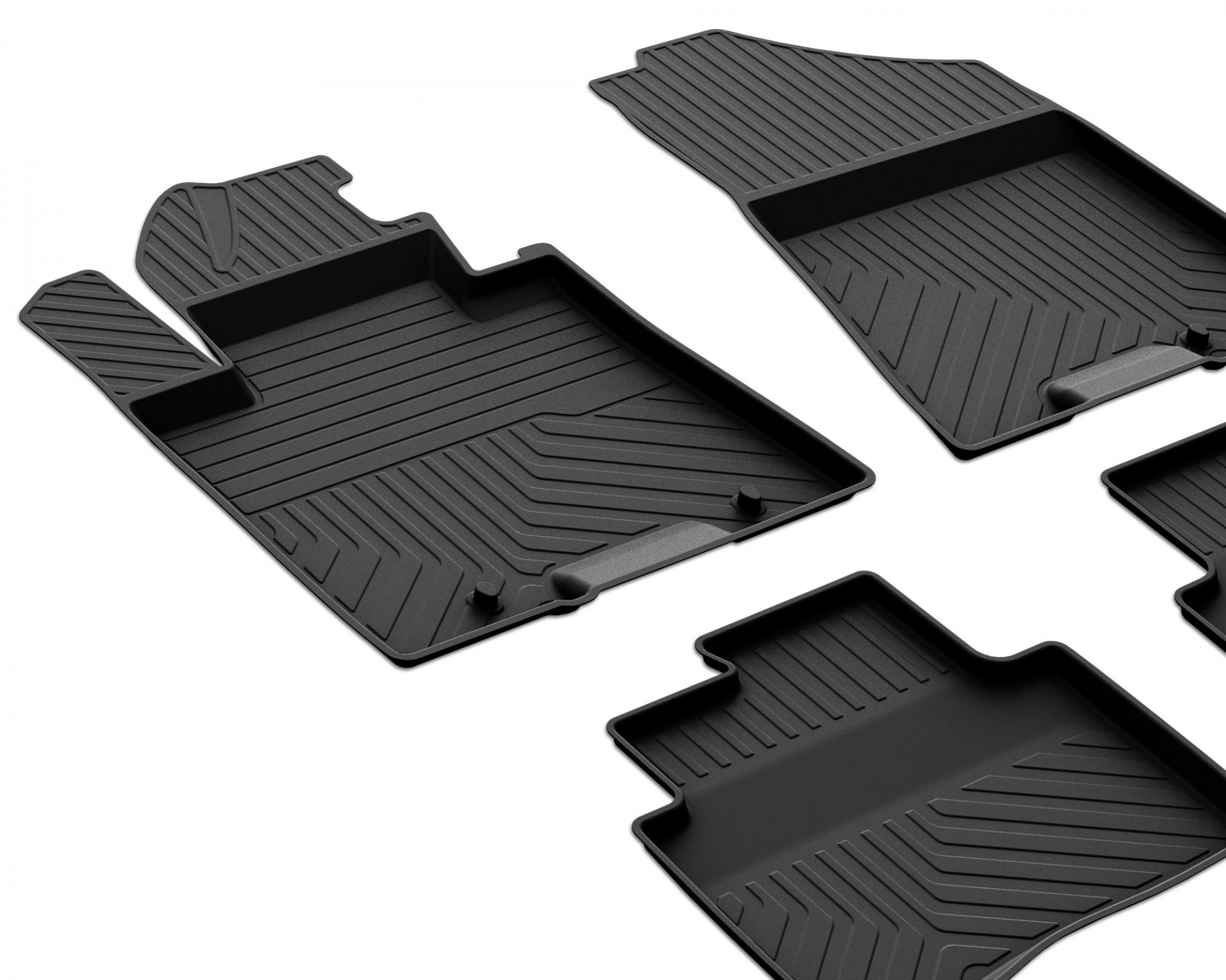 Hyundai Tucson 3 2015-2021 Uyumlu Araç İçi 4D Havuzlu Paspas - Görsel 3