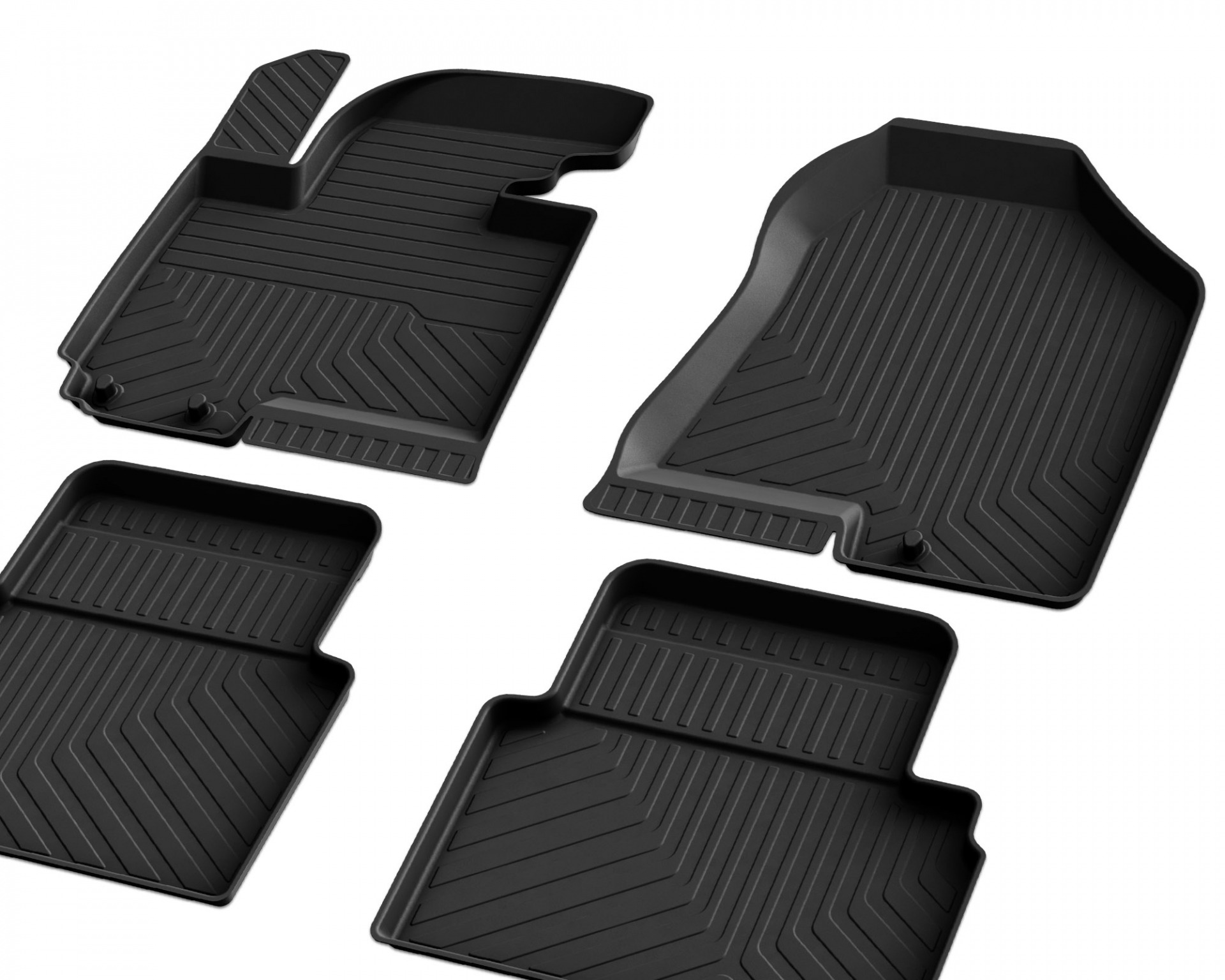 Hyundai ix35 2010-2017 Uyumlu Araç İçi 4D Havuzlu Paspas - Görsel 3